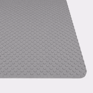 Dotted rubber mat liner cloudy grey 60cm - sold per metre