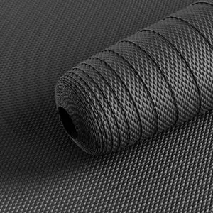 Diamond texture plastic mat liner midnight black 48cm - sold per metre